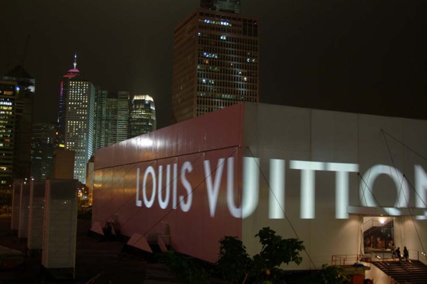 LV (Louis Vuitton) Building in Hong Kong